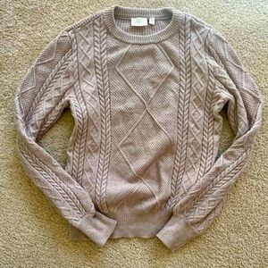 Tan Knit Sweater